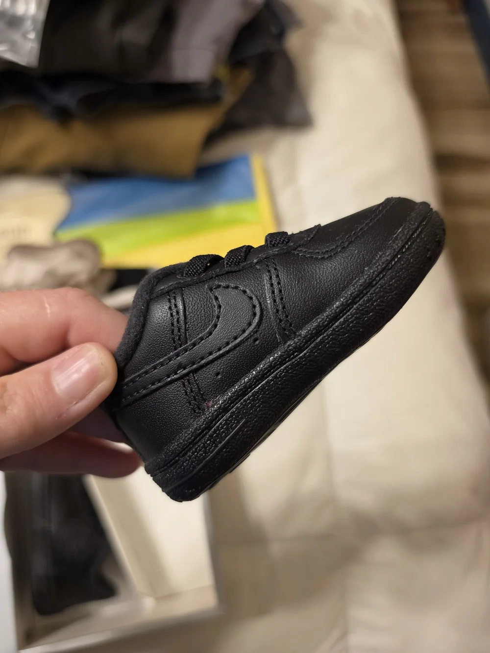 Nike Toddler All-Black Low Top Trainer